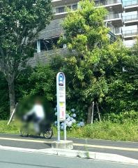 「住宅西口」バス停留所