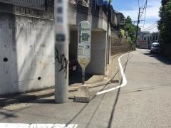 「常盤台住宅」バス停留所