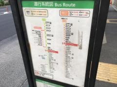 「鹿浜三丁目交差点」バス停留所