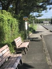 「海浜温泉前」バス停留所