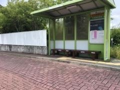 「労災病院正門」バス停留所