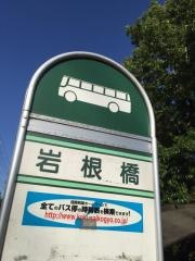 「岩根橋」バス停留所