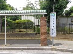「秀明大学」バス停留所