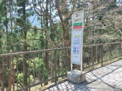 「湯坂路入口」バス停留所