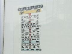 「新堀」バス停留所