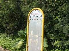 「謝花入口」バス停留所