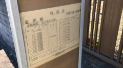 「中津川橋」バス停留所
