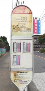 「二ツ池」バス停留所