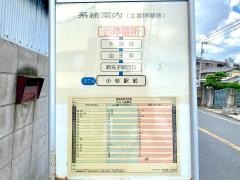「中丸子」バス停留所