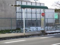 「七郷中学校前」バス停留所