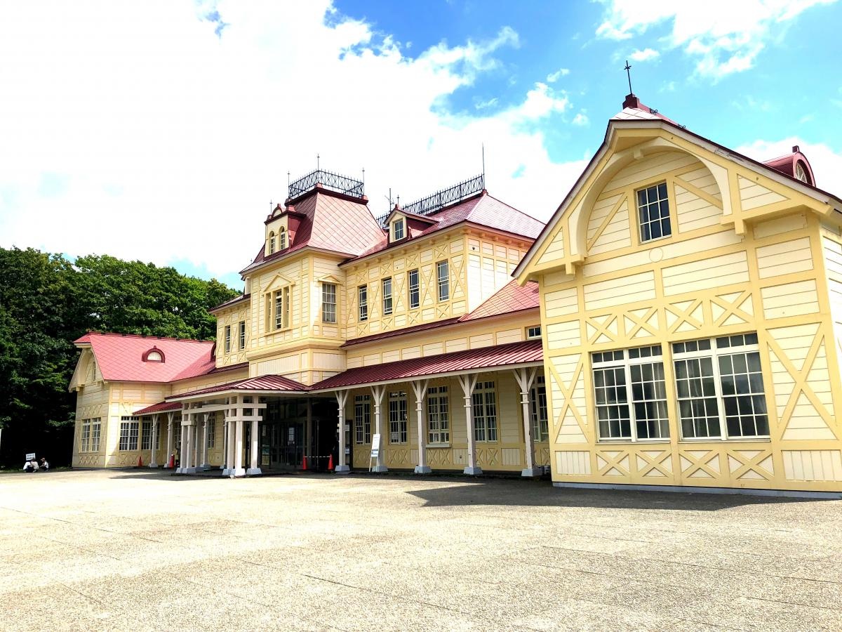 北海道開拓の村のエントランス