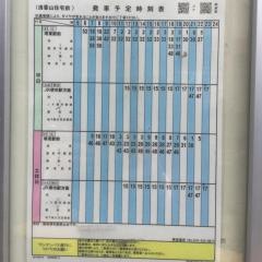 「浅香山住宅前」バス停留所