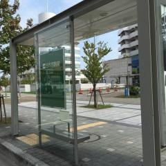 「日赤病院前」バス停留所