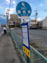 「藤枝東」バス停留所