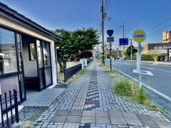 「病院前」バス停留所