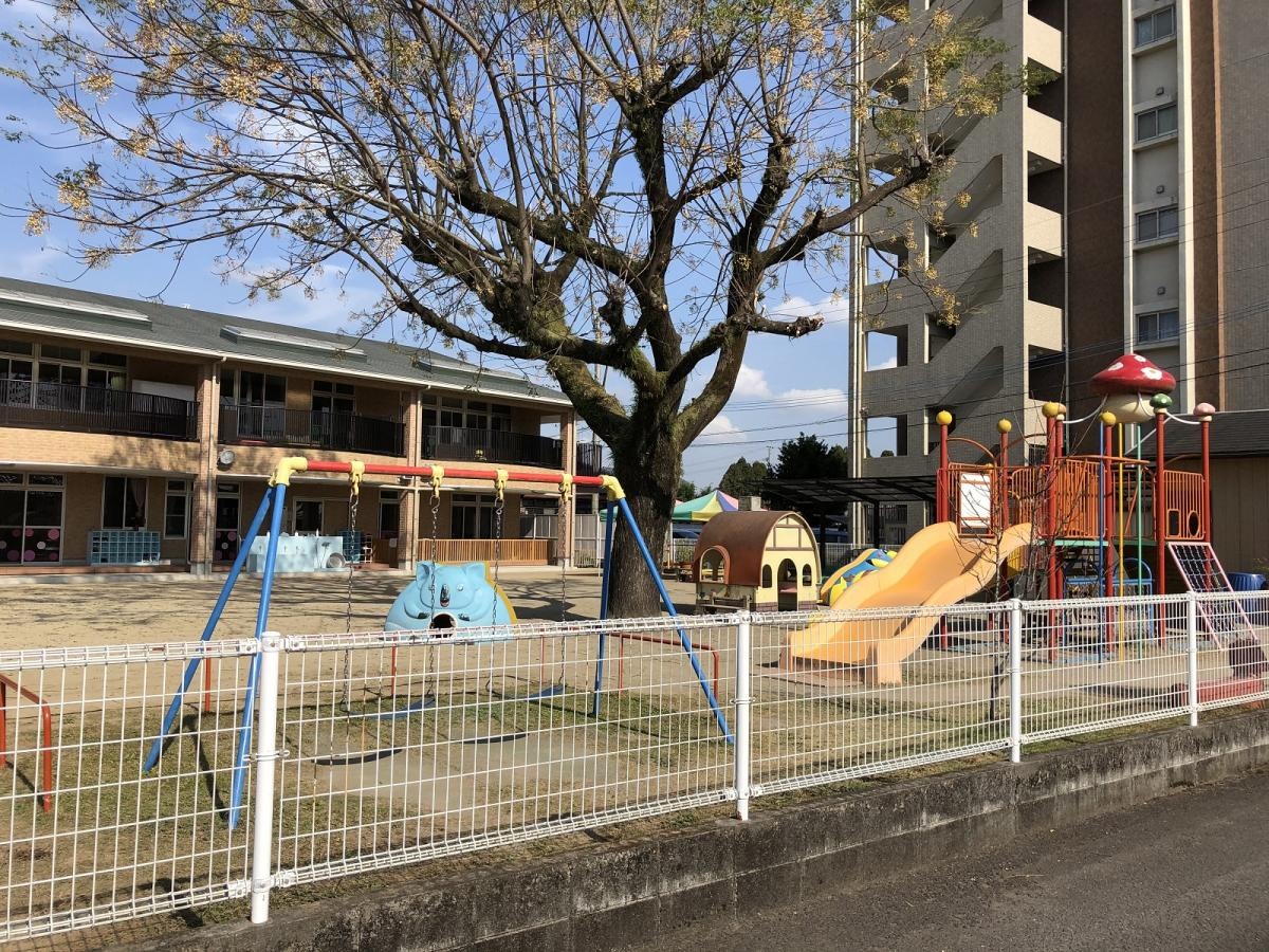 宮崎県国富町　国富こすもす保育園　園庭