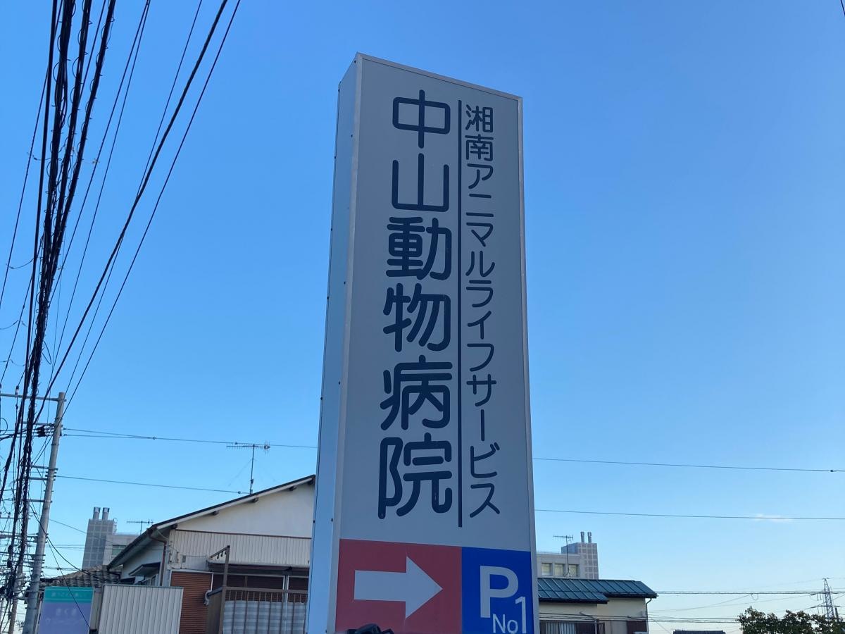 中山動物病院の施設外観です。