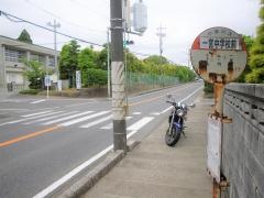 「一宮中学校前」バス停留所