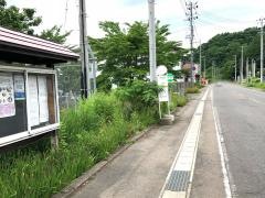 「一戸南小学校前」バス停留所