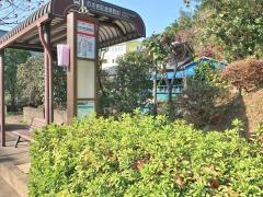 「かわさき記念病院前」バス停留所