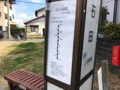 「上石田」バス停留所