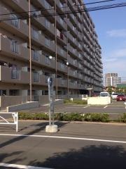 「植竹住宅」バス停留所