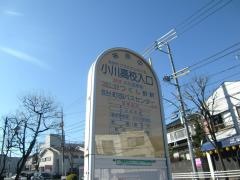 「小川高校入口」バス停留所