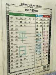 「川口東高校入口」バス停留所