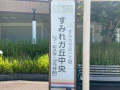 「すみれガ丘中央」バス停留所
