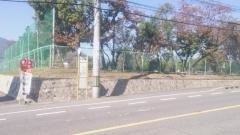 「皆賀公園」バス停留所