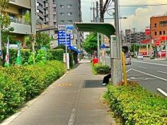 「下新庄」バス停留所