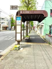 「向河原駅入口」バス停留所
