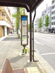 「向河原駅入口」バス停留所