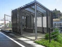 「石岡一高下」バス停留所