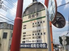 「真福寺」バス停留所
