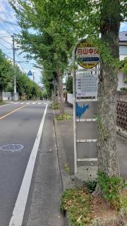 「白山中央」バス停留所