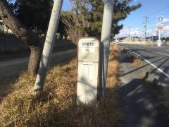 「桜川社宅前」バス停留所