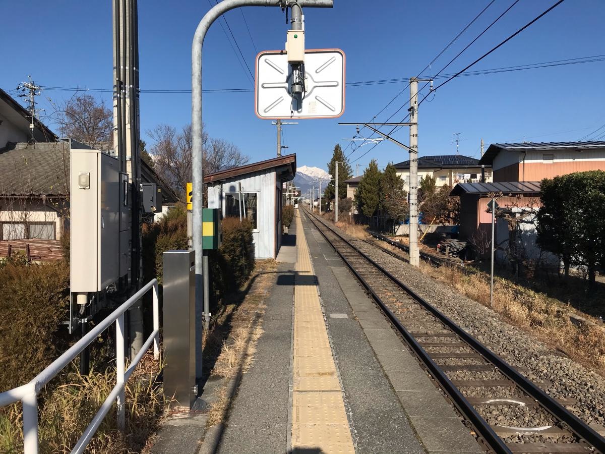 駅のホームです