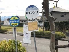 「育英小入口」バス停留所