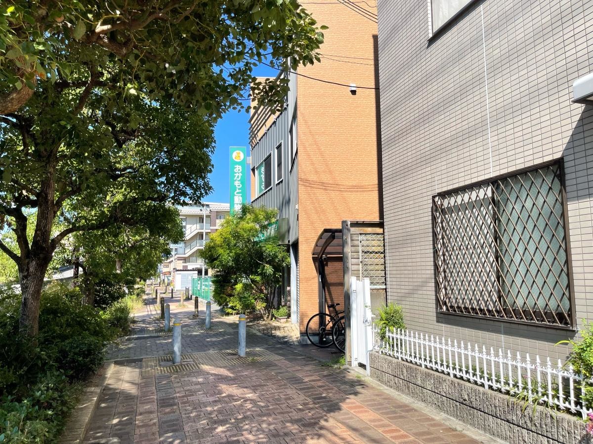 おかもと動物病院　施設外観です。