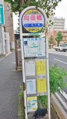「向田橋」バス停留所