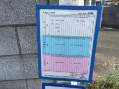 「上手野」バス停留所