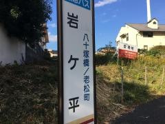 「岩ケ平」バス停留所