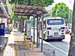 「北窪」バス停留所
