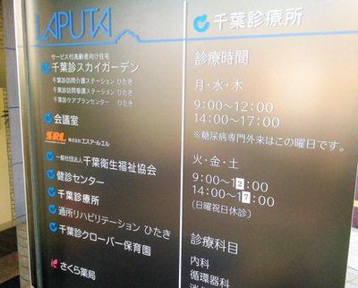 ドクターマップ 社団法人千葉衛生福祉協会 千葉診療所 千葉市中央区院内