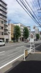 「三吉橋」バス停留所