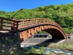 道の駅　奈良井木曽の大橋