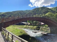 道の駅　奈良井木曽の大橋