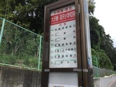 「大沢橋・羽根沢小学校」バス停留所