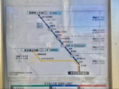 「帝京大学中高校」バス停留所